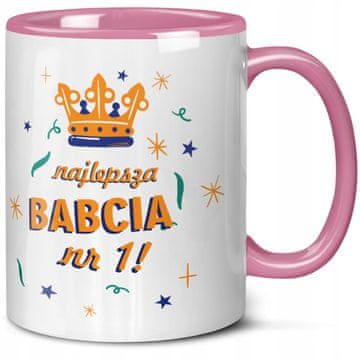 shumee DARILO ZA BABICO SKODELICA S KRONO NAJBOLJŠA BABICA ŠT. 1 IMENSKO ROJSTNO DAN