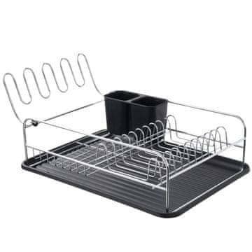 Eva Odcejalnik posode 49X31,6Xh21,2cm / krom, pvc