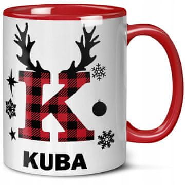 shumee BOŽIČNA SKODELICA Z VAŠIM NAPISOM, ČUDOVIT NAPIS + PRAZNIČNO IME