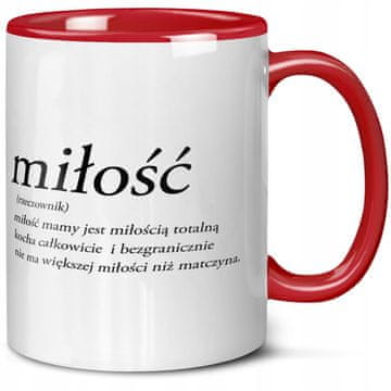 shumee DARILO ZA MATERINSKI DAN RDEČA SKODELICA Z LEPO IZJAVO ZA MAMO OB TEJ PRILOŽNOSTI