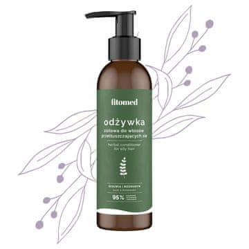 shumee Balzam za mastne lase "Žajbelj in rožmarin" (200 g)