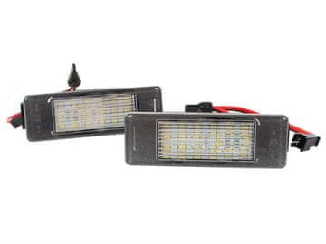 MODECAR Nissan Juke NV200 Qashqai I II X-Trail T31 LED luči za registrsko tablico, komplet 2 kosov
