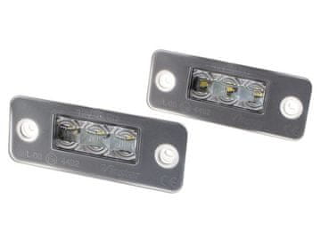 shumee Audi A8 D3 4E 02-10 LED luči registrske tablice 2 kos komplet