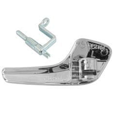 MODECAR Opel Corsa D 06-14 leva notranja kljuka vrat KROMIRANA + zatič notranje kljuke vrat 2 kosa SET