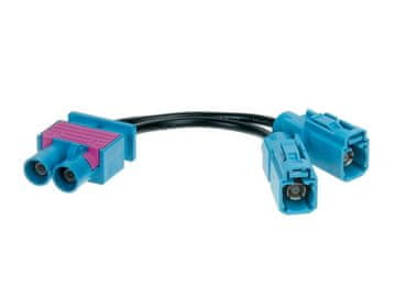 shumee FAKRA dvojni antenski adapter (m) -> 2x Fakra Z (š)