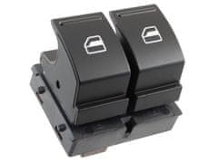 shumee Škoda Fabia II 2007- DVOJNO stikalo za električni pomik stekel