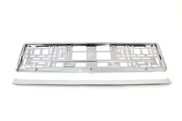 shumee Okvir registrske tablice, srebrna kovina, AMIO-01170