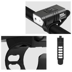 Verkgroup Set akumulatorske kolesarske svetilke 6 CREE LED + zadnja luč 