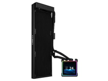 Lian Li AIO Liquid Cooler HydroShift II LCD-S 360N Fanless, črn