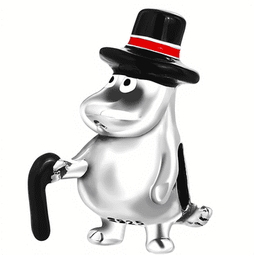 shumee Obeski za Pandora obesek Moominpappa srebro 925 Trusky obeski
