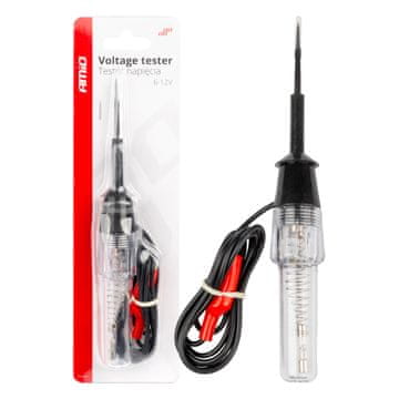 shumee Avtomobilski tester napetosti s krokodilsko sponko 6-12V AMIO-04272