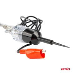 AMIO Avtomobilski tester napetosti s krokodilsko sponko 6-12V AMIO-04272