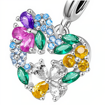 shumee Obeski za Pandora obesek Obeski Barviti srčki Rože Trusky Obeski