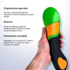 Orthexa Ortopedski vložki za čevlje - Comfort - XS (35-38)