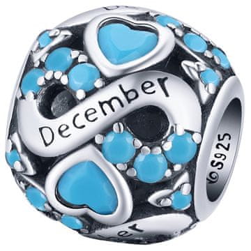 shumee Obeski za Pandora mesec DECEMBER rojstni dan srebro 925
