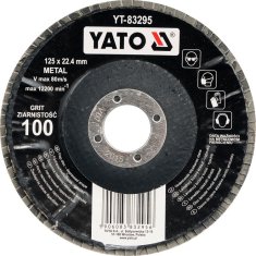 YATO Konveksni lamelni brusilni kolut 125 mm p36 YT-83291