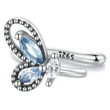 shumee Uhani z metuljčkom, srebro 925