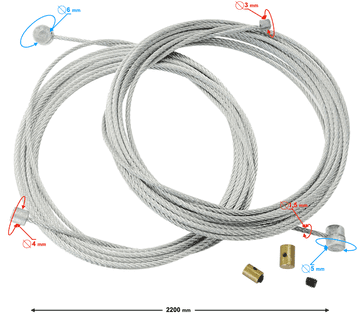 shumee Komplet za popravilo pletenice plina Moretti