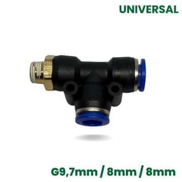 shumee Pnevmatski priključek G9,7 mm/8 mm/8 mm