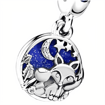 shumee Obeski za Pandora obesek z obeskom Fox and Rabbit, Trusky Charms