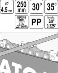 YATO Vodilo za verižno pilo 4,5 mm YT-85036 YATO