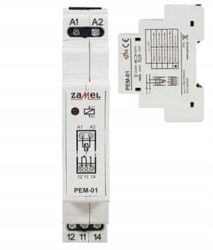 shumee Elektromagnetni rele 230V PEM-01/230 Zamel