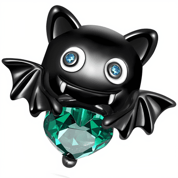 shumee Obeski za Pandora obesek Obeski Netopir s srcem Trusky Obeski