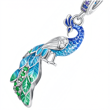 shumee Obesek za Pandora Peacock Bird