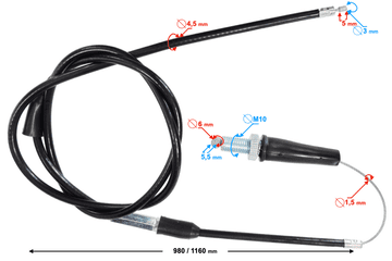 shumee Kabel za plin NXT300