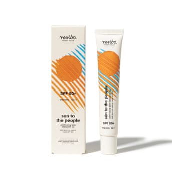 shumee RESIBO Sun to the People lahka krema za obraz in telo SPF 50+ 50 ml