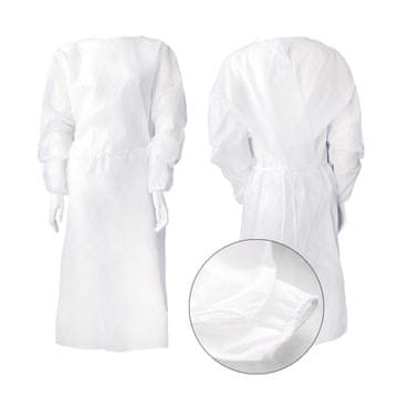 shumee Bel kozmetični predpasnik XXL z elastiko, zavezan z vrvicami (20 g netkano blago) 1 kos.