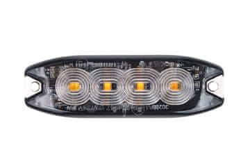 AMIO Ploska opozorilna utripalka 4 LED R65 R10 12-24V AMIO-02298