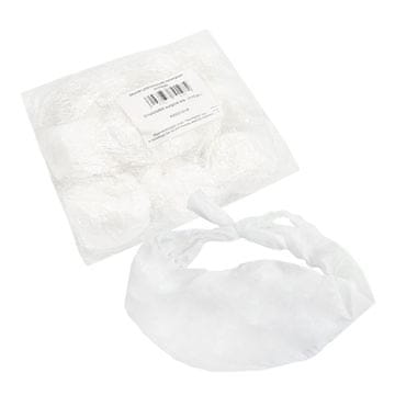 shumee Modrček za enkratno uporabo, bela netkana tkanina, neprozoren, 10 kosov.