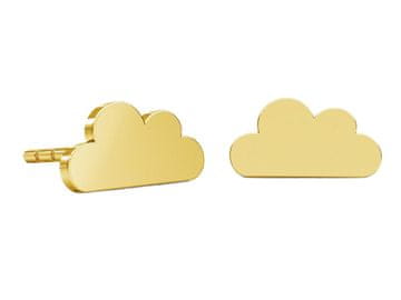 shumee Srebrni pozlačeni oblaki Majhni ženski čepki Zlati 925 oblak