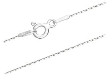 shumee Dolga srebrna tanka klasična ženska verižica Cardano 0,5 mm srebrna 80 cm