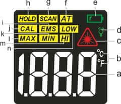 shumee PIROMETER LASERSKI TERMOMETER -50 +600°C KALIBRACIJA