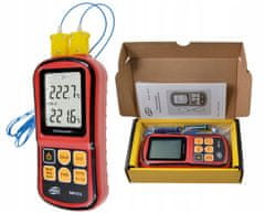 shumee DIGITALNI TERMOMETER 2x TERMOČLEN TIP K -50 do 1372