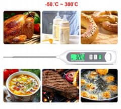 shumee DIGITALNI KUHINJSKI TERMOMETER ZA KUHANJE HRANE MESA PIN -50 +300°C