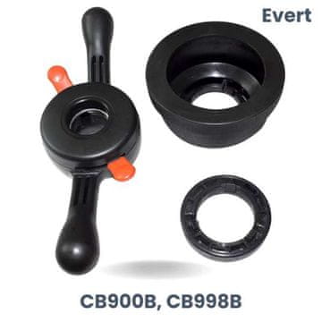 shumee Zamenjava Evert: Hitro snemljiva matica + komplet adapterjev za aluminijasta platišča CB900B, CB998B