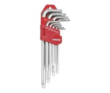 YATO Torx imbus ključi, dolgi, t10-t50, 9-delni. YT-0512 YATO