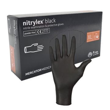 shumee Mercator Nitrylex črne XL nitrilne rokavice 100 kosov