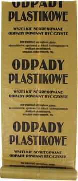Vorel Vrečka za ločeno zbiranje odpadkov - plastična 120l 10 kosov 10010 VOREL