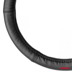 AMIO Perforiran usnjen prevlek za volan avtomobila, dolžina 39-41 cm, SWC-50-L amio-03557