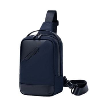 shumee Moška temno modra torba za čez ramo, vodoodporna, urbana, poslovna, modna, elegantna, 2,7 l, Arctic Hunter XB00693Blue