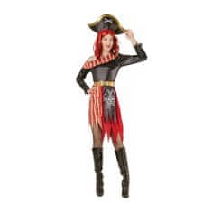 TomatShop Piratka rdeča odrasli kostum, L