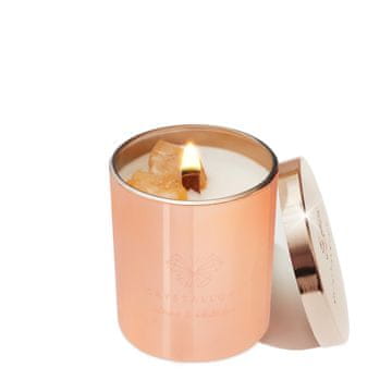 shumee CRYSTALLOVE Sojina sveča z limono in belim čajem 220 g - omejena izdaja