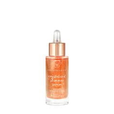 CRYSTALLOVE CRYSTALLOVE komplet s kristaliziranim rožnatim kremenom - serum za obraz z rožnatim kremenom in masažna plošča gua sha