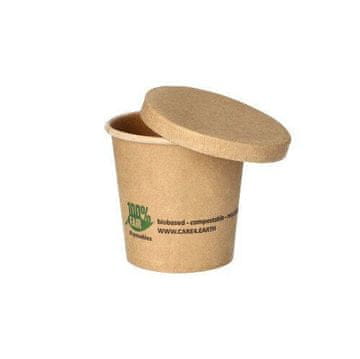 Papstar Posoda iz kraft papirja 90 ml 6 x 5,8 cm 50 kosov.