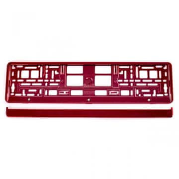 shumee Rdeč kovinski okvir registrske tablice AMIO-03171