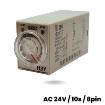 shumee Časovni rele AC24V / 10s / 8-pinski